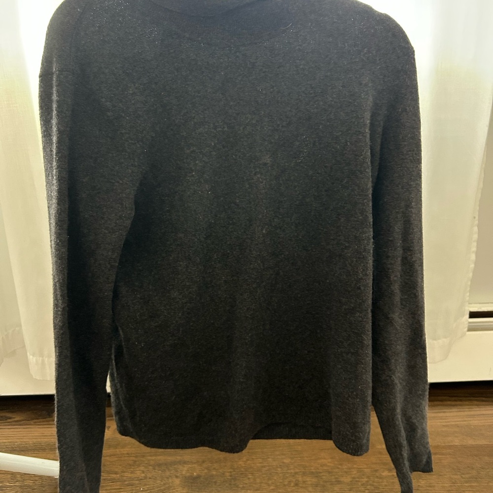 Ralph Lauren Women's Charcoal Turtleneck Sweater